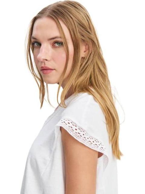 PLAYERA DAMA BLANCO HOLLY LAND - Imagen 3