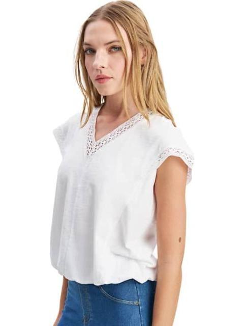 PLAYERA DAMA BLANCO HOLLY LAND - Imagen 4