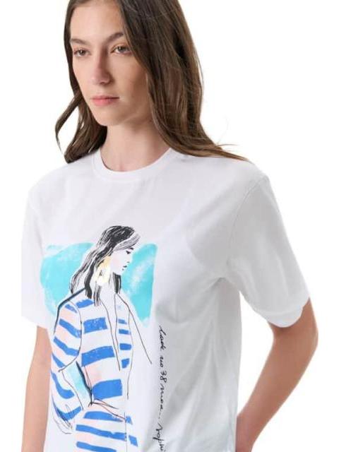 PLAYERA DAMA BLANCO HOLLY LAND - Imagen 6