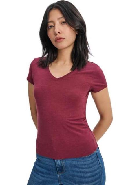 PLAYERA DAMA VINO HOLLY LAND - Imagen 4