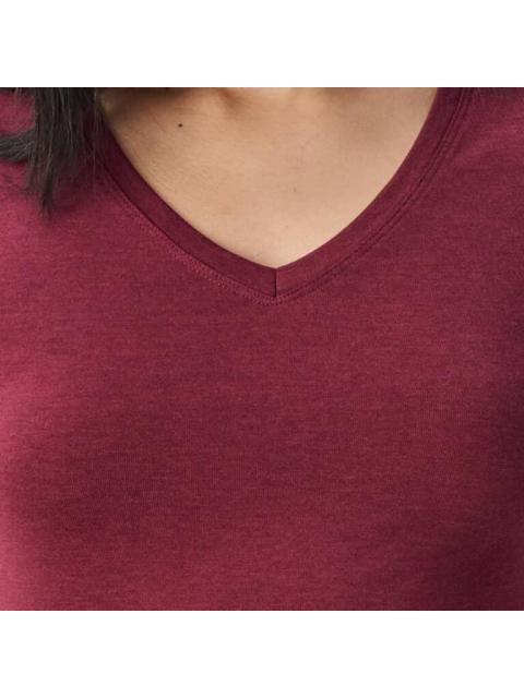PLAYERA DAMA VINO HOLLY LAND - Imagen 6