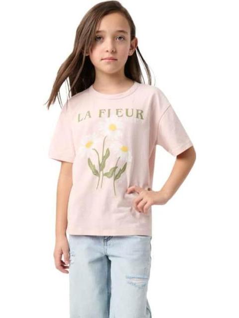 PLAYERA DE ALGODON ROSA HOLLY LAND KIDS