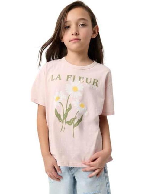 PLAYERA DE ALGODON ROSA HOLLY LAND KIDS - Imagen 3