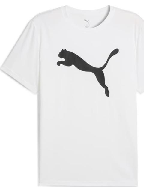 PLAYERA DE ENTRENAMIENTO M TAD ESSENTIALS SOLID CAT TEE (CF BIG CAT) BLANCO PUMA