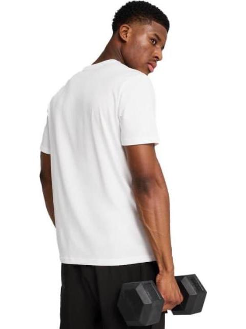 PLAYERA DE ENTRENAMIENTO M TAD ESSENTIALS SOLID CAT TEE (CF BIG CAT) BLANCO PUMA - Imagen 5