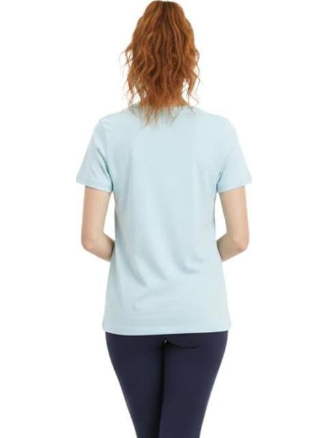 PLAYERA DE ENTRENAMIENTO W TAD ESSENTIAL LOGO TEE AZUL PUMA - Imagen 6