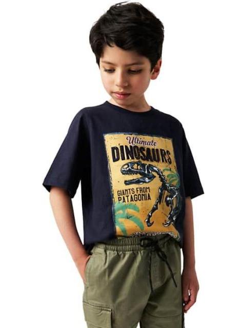 PLAYERA DINOSAURIO AZUL MARINO NEXT CO - Imagen 3