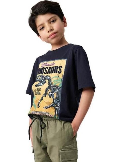 PLAYERA DINOSAURIO AZUL MARINO NEXT CO - Imagen 4