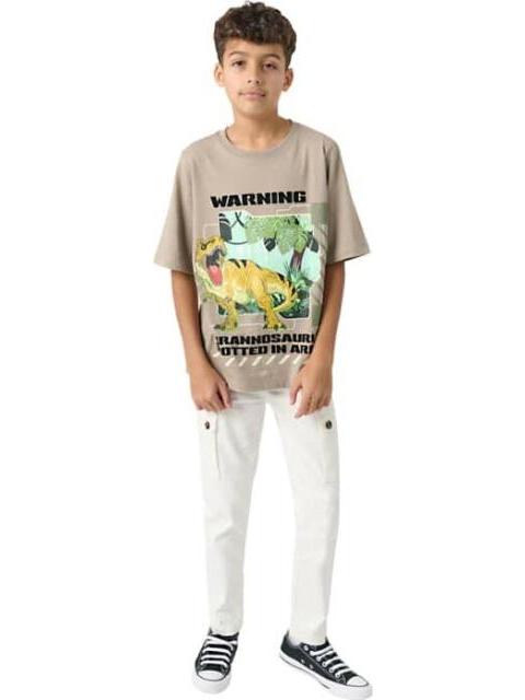 PLAYERA DINOSAURIO CAMEL NEXT CO