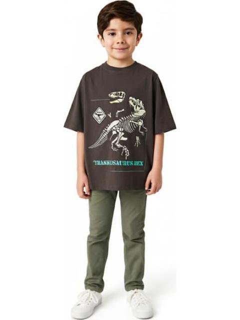 PLAYERA DINOSAURIO GRIS NEXT CO