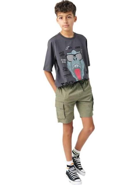 PLAYERA DINOSAURIO GRIS NEXT CO