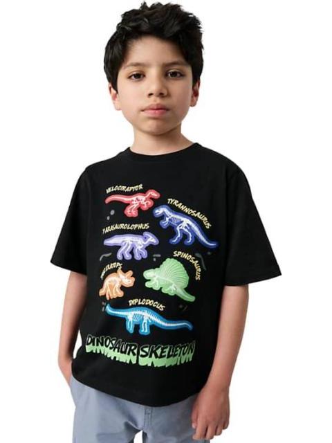 PLAYERA DINOSAURIO NEGRO NEXT CO - Imagen 2