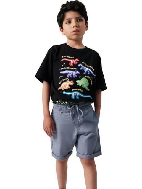 PLAYERA DINOSAURIO NEGRO NEXT CO - Imagen 4
