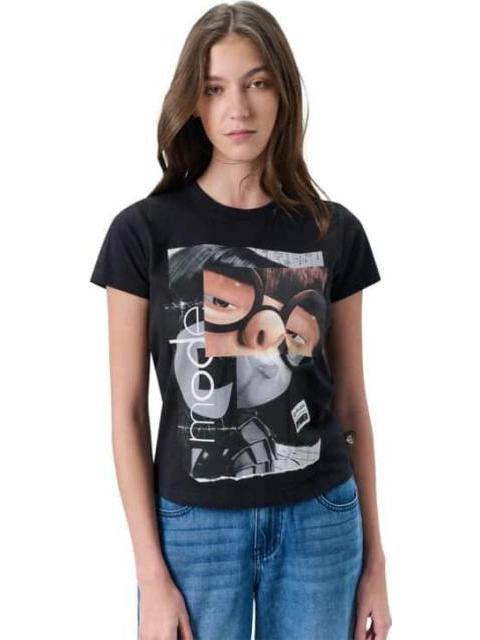 PLAYERA EDNA MODA NEGRO LOS INCREIBLES - Imagen 4