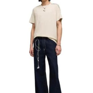 PLAYERA ESS TAPE TEE BEIGE PUMA