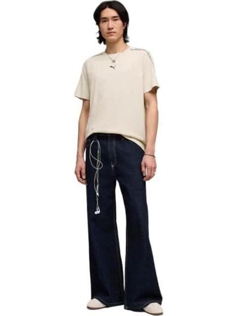 PLAYERA ESS TAPE TEE BEIGE PUMA