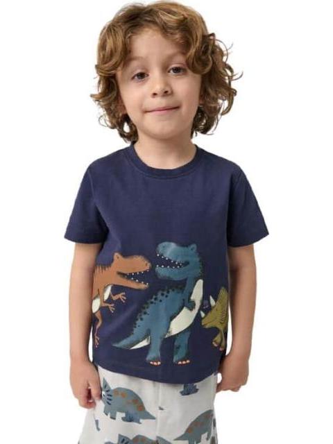 PLAYERA ESTAMPADA AZUL MARINO NEXT CO - Imagen 3
