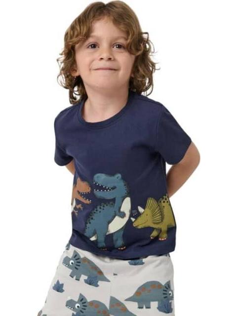 PLAYERA ESTAMPADA AZUL MARINO NEXT CO - Imagen 4