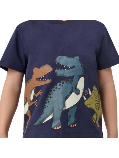 PLAYERA ESTAMPADA AZUL MARINO NEXT CO - Imagen 5