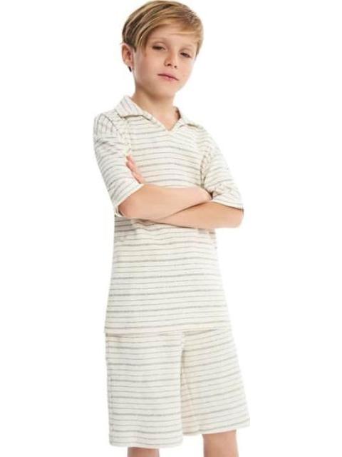 PLAYERA ESTAMPADA BEIGE NEXT CO - Imagen 3