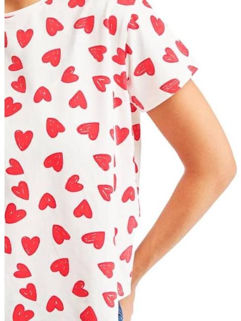 PLAYERA CORAZONES BICOLOR HOLLY LAND - Imagen 5