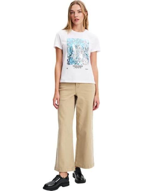 PLAYERA ESTAMPADA BLANCO HOLLY LAND