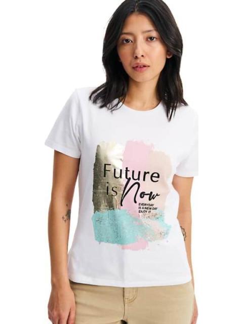 PLAYERA ESTAMPADA BLANCO HOLLY LAND - Imagen 2