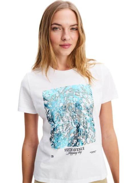 PLAYERA ESTAMPADA BLANCO HOLLY LAND - Imagen 4