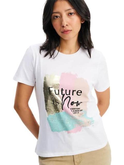 PLAYERA ESTAMPADA BLANCO HOLLY LAND - Imagen 4