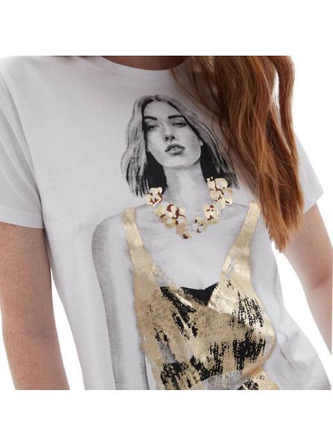 PLAYERA ESTAMPADA BLANCO HOLLY LAND - Imagen 5