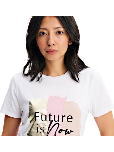 PLAYERA ESTAMPADA BLANCO HOLLY LAND - Imagen 5