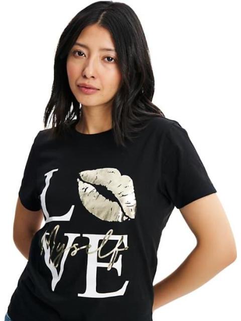 PLAYERA ESTAMPADA BLANCO/NEGRO HOLLY LAND - Imagen 3