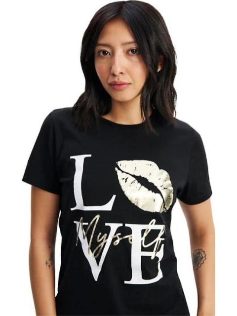 PLAYERA ESTAMPADA BLANCO/NEGRO HOLLY LAND - Imagen 4