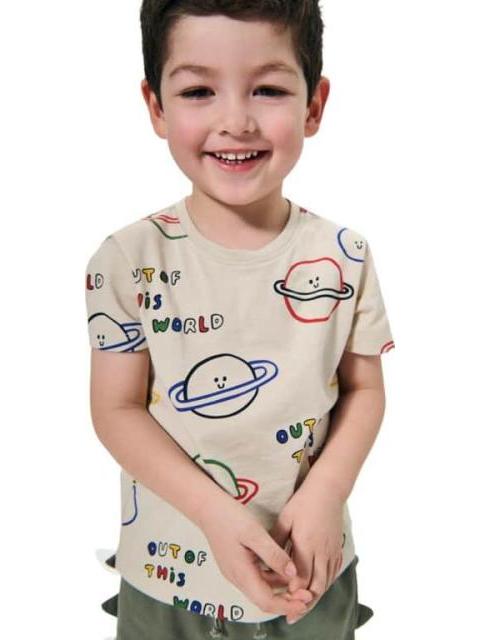 PLAYERA ESTAMPADA MULTICOLOR NEXT CO - Imagen 4