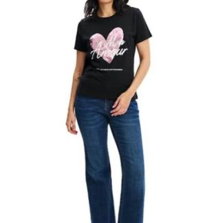 PLAYERA ESTAMPADA NEGRO HOLLY LAND