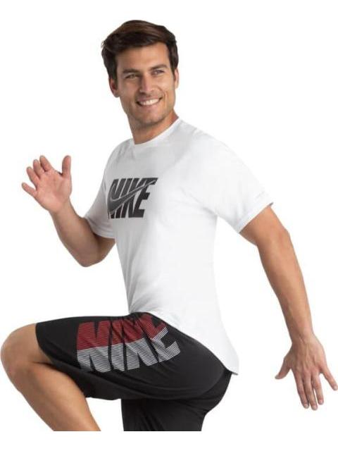 PLAYERA HYDROGUARD BLANCO NIKE SWIM - Imagen 3