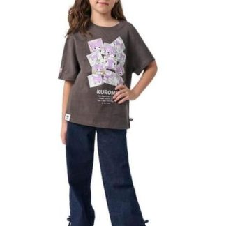 PLAYERA KUROMI GRIS KUROMI