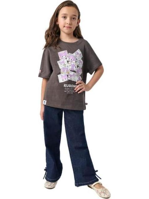 PLAYERA KUROMI GRIS KUROMI