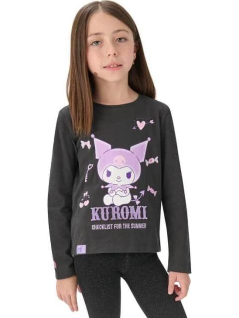 PLAYERA KUROMI GRIS KUROMI - Imagen 3