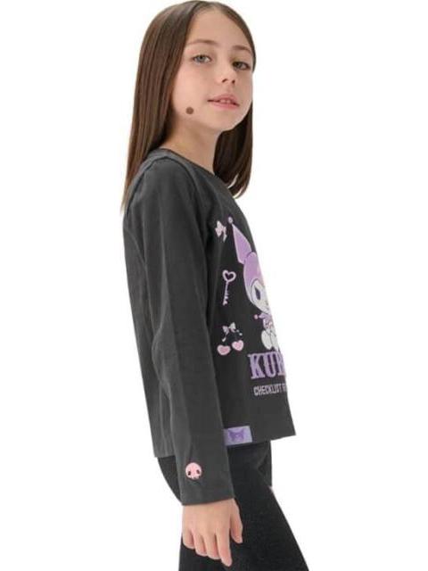 PLAYERA KUROMI GRIS KUROMI - Imagen 4