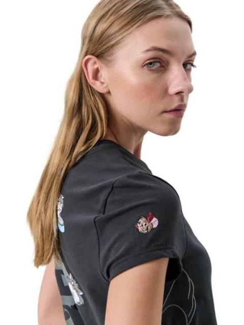 PLAYERA LUCIFER GRIS PRINCESS - Imagen 4