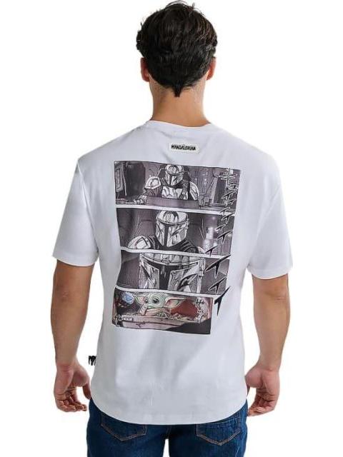 PLAYERA MANDALORIAN BLANCO THE MANDALORIAN - Imagen 3