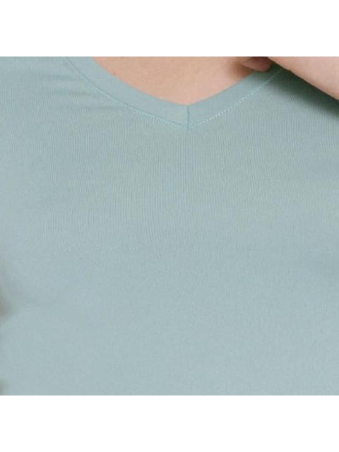 PLAYERA MANGA CORTA AZUL MENTA HOLLY LAND - Imagen 5