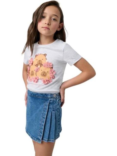 PLAYERA MANGA CORTA GRIS HOLLY LAND KIDS - Imagen 4