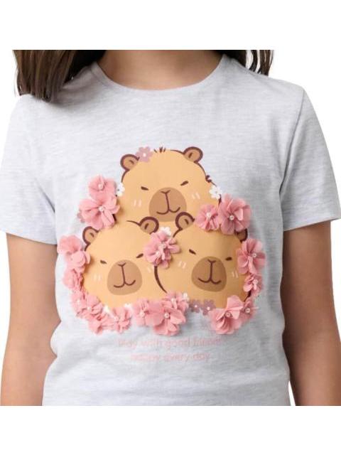PLAYERA MANGA CORTA GRIS HOLLY LAND KIDS - Imagen 6