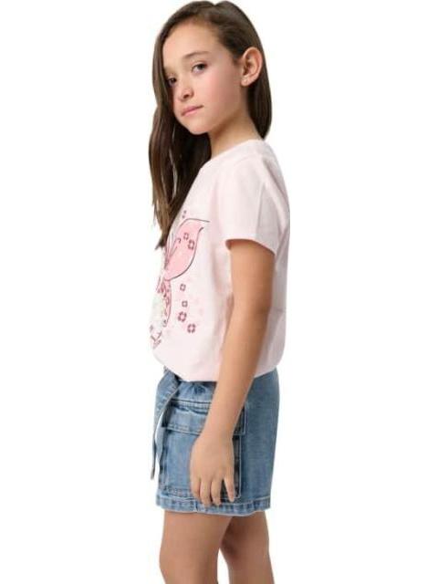 PLAYERA MANGA CORTA ROSA HOLLY LAND KIDS - Imagen 5