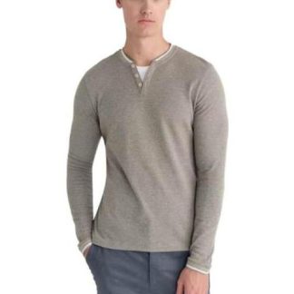 PLAYERA MANGA LARGA BEIGE NEXT CO