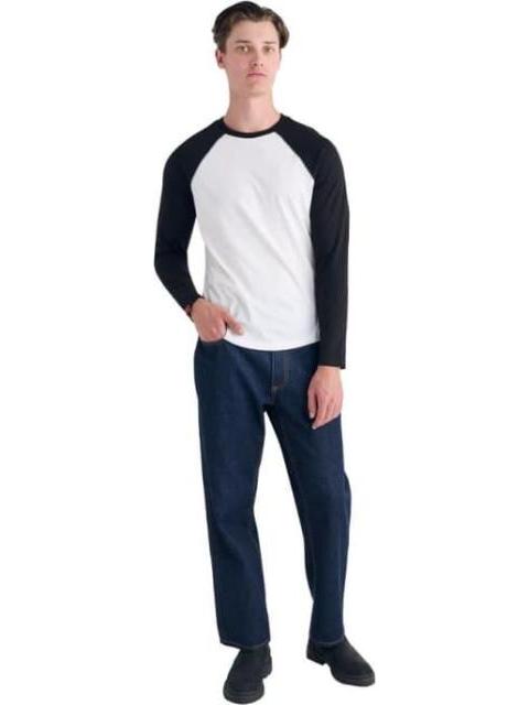 PLAYERA MANGA LARGA BLANCO/NEGRO NEXT CO