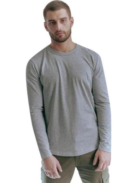 PLAYERA MANGA LARGA GRIS NEXT CO - Imagen 4