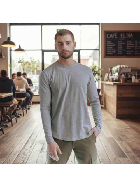 PLAYERA MANGA LARGA GRIS NEXT CO